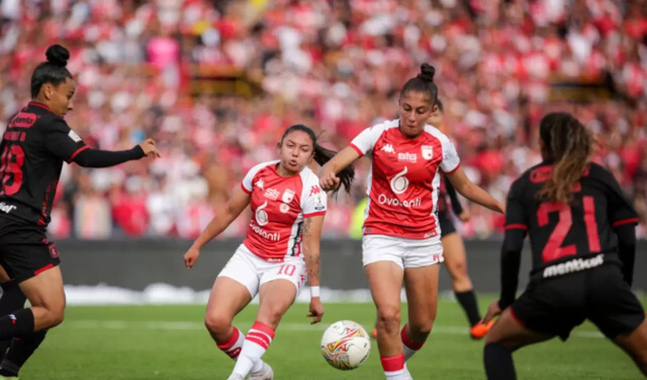 Santa Fe ganó en la primera final de la Liga Femenina - La Veintitrés