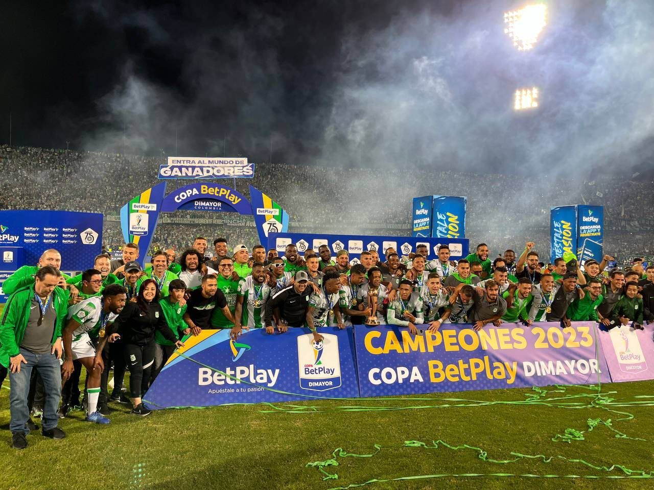 Nacional de nuevo es campeón de la Copa BetPlay - La Veintitrés