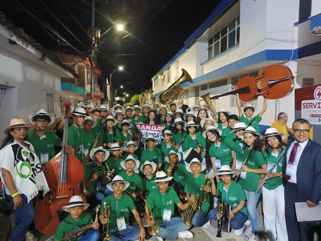 La agrupación obtuvo el tercer puesto en el Concurso Nacional de Música Inédita para Bandas en San Pedro (Valle del Cauca).