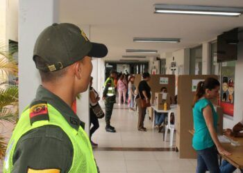 Robusto dispositivo policial en Manizales para jornada electoral: más de 1.200 policías garantizarán la seguridad