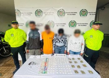 Ocho capturados tras 13 allanamientos contra redes criminales en el Quindío