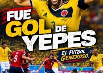 Y fue gol de Yepes…
