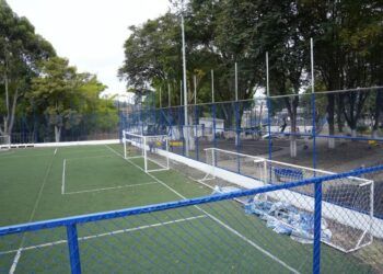 Así va el mejoramiento de la cancha sintética de Aranjuez
